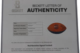 Rod Bernstine Autographed/Signed Denver Broncos Foam Football Beckett 52871