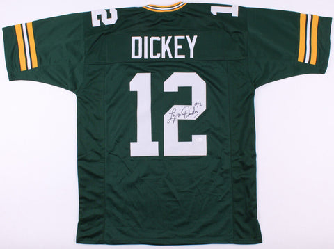 Lynn Dickey Signed Green Bay Packers Jersey (JSA COA) Starting QB (1976-1985)