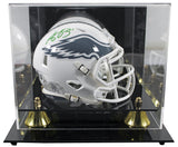Eagles A.J. Brown Signed STS III Speed Mini Helmet W/ Case BAS Witnessed