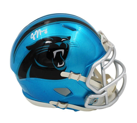 Jonathan Mingo Signed Carolina Panthers Speed Flash NFL Mini Helmet