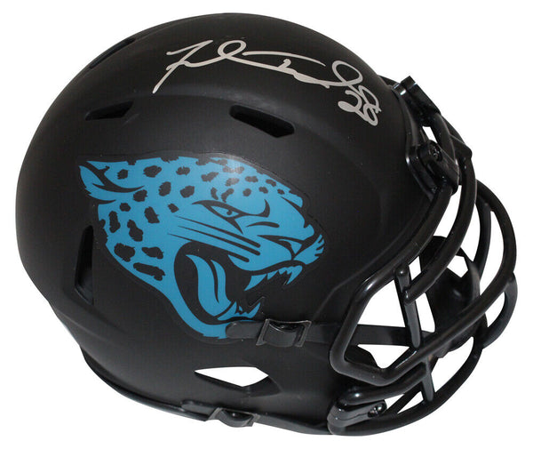Fred Taylor Signed Jacksonville Jaguars Eclipse Mini Helmet BAS 40171