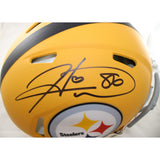 Hines Ward Signed Pittsburgh Steelers Proline Helmet 25 Alt Beckett WIT 58617