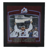 Nathan MacKinnon Autographed/Inscribed "2022 SC Champs" DLX 16x20 Fanatics COA