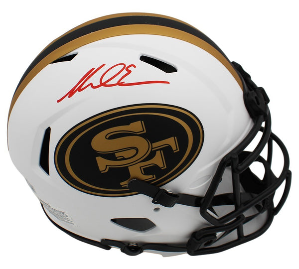 Mike Evans Signed San Francisco 49ers Speed Authentic Lunar NFL Helmet