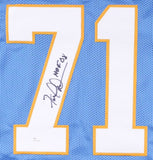 Fred Dean Signed Chargers Jersey Inscribed "HOF 08" (JSA COA) 2xSuper Bowl Champ