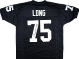 Howie Long Autographed Black Pro Style Jersey w/ HOF - Beckett W Hologram *Black