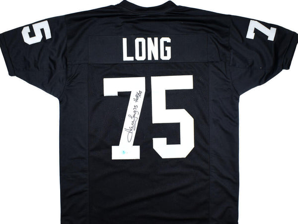 Howie Long Autographed Black Pro Style Jersey w/ HOF - Beckett W Hologram *Black