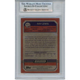 Ray Lewis Autographed 2023 Topps Composite #1973-2 Trading Card Beckett 52986