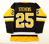 Kevin Stevens Signed Pittsburgh Penguins Jersey 91-92 Cups & 2x50 Goals /JSA COA