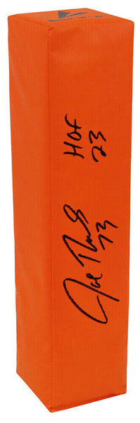 Joe Thomas Signed BSN Orange Football Endzone Pylon w/HOF'23 - (SCHWARTZ COA)