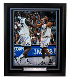 Shaquille Shaq O'Neal/Penny Hardaway Autographed 16x20 Photo Magic Framed JSA361