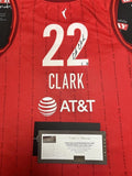 Caitlin Clark Autographed Indiana Fever Red Rebel Rookie 2024 Nike Jersey Panini
