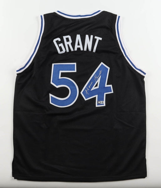Horace Grant Signed Orlando Magic Jersey (Schwartz) 4xNBA Champ, Bulls, & Lakers