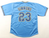 Ted Simmons Signed Milwaukee Brewers Jersey (JSA) 2020 Hall of Fame / Catcher