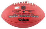 Travis Kelce Signed Super Bowl LVIII Logo Wilson "Duke" Football W/ Case BAS Wit
