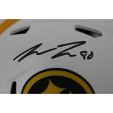 Pat Freiermuth Autographed Pittsburgh Steelers Lunar Mini Helmet Beckett 48053