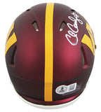 Commanders Chris Cooley Authentic Signed Speed Mini Helmet BAS Witness #1W951808