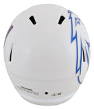 Boise State Ashton Jeanty Signed White Full Size Speed Rep Helmet BAS Witnessed