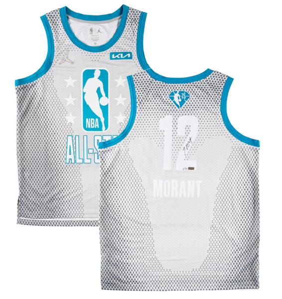 JA MORANT Autographed Memphis Grizzlies 2022 All Star Gray Jersey PANI –  Super Sports Center