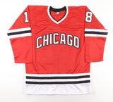 Denis Savard Signed Chicago Blackhawks Jersey Inscribed HOF 2000 (JSA COA)