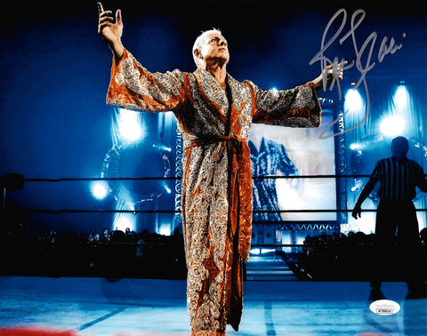 RIC FLAIR AUTOGRAPHED SIGNED 11X14 PHOTO JSA STOCK #203602