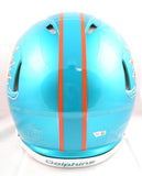 Jaylen Waddle Autographed Dolphins F/S Flash Speed Authentic Helmet- Fanatics