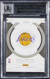 Magic Johnson Signed 2021 NT Timeless Mat #18 #51/99 Card Auto 10! BAS Slabbed