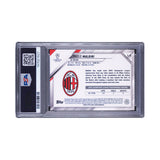 Paolo Maldini Signed 2021-22 Topps Chrome UCL Gold Lava Refractor - PSA 8 AUTO 9