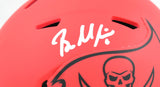 Baker Mayfield Autographed Buccaneers Rave Speed Mini Helmet Beckett W Hologram