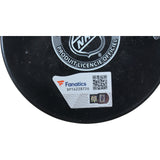 Philipp Grubauer Autographed/Signed Seattle Kraken Logo Puck Fanatics 53815