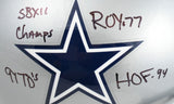 Tony Dorsett Autographed Dallas Cowboys F/S Helmet 5 Stats - JSA W *Black