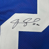 Autographed/Signed Janoris Jenkins Jackrabbit New York Blue Jersey JSA COA