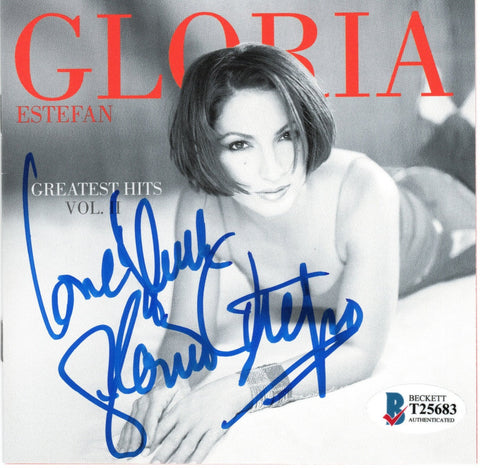 Gloria Estefan Autographed Greatest Hits Vol. II CD Cover with Disc Beckett