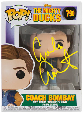 Emilio Estevez Signed The Mighty Ducks Coach Bombay Funko Pop Doll #790 (SS COA)