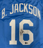 BO JACKSON - Kansas City Royals MLB - Signed Blue Replica Jersey AUTO - BAS