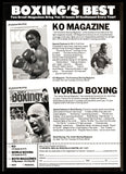 Larry Holmes Autographed Signed Magazine Beckett BAS QR #BM37859
