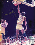 James Worthy Autographed 8x10 Photo Los Angeles Lakers Beckett BAS QR #BS12752