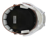 Miami Jimmy Johnson "Nat'l Champs" Signed Flash F/S Speed Rep Helmet W/ Case BAS