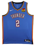 Thunder Shai Gilgeous-Alexander Signed Blue Nike Icon Edition Jersey PSA/DNA