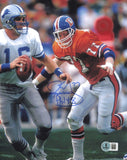 Karl Mecklenburg Autographed 8x10 Photo Denver Broncos Beckett BAS QR #BS12792