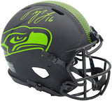 TYLER LOCKETT AUTOGRAPHED SEAHAWKS ECLIPSE FULL SIZE AUTHENTIC HELMET MCS 236378