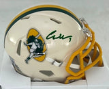 Packers CHRISTIAN WATSON Signed Riddell RETRO Speed Mini Helmet AUTO - BAS