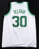 Sebastian Telfair Signed Boston Celtics White Jersey (JSA) 2014 1st Round Pick