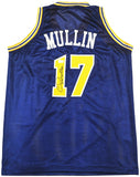 WARRIORS CHRIS MULLIN AUTOGRAPHED SIGNED BLUE JERSEY BECKETT WITNESS 232591