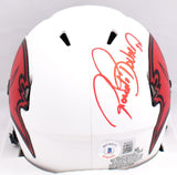 Ronde Barber Signed Tampa Bay Buccaneers Lunar Speed Mini Helmet-Beckett W Holo