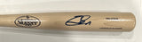 Brewers JACKSON CHOURIO Signed Louisville Slugger Blonde Bat AUTO - MLB AUTH