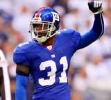 Aaron Ross Signed New York Giants Blue Home Jersey (GTSM) 2xSuper Bowl Champ /DB