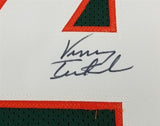 Vinny Testaverde Signed Miami Hurricanes Green Jersey (JSA COA) 2xPro Bowl QB