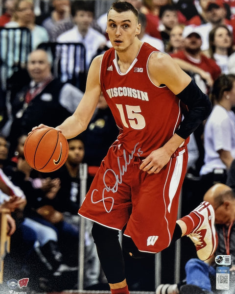 SAM DEKKER Signed 16x20 Photo #3 - Wisconsin Badgers AUTO - BAS