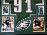 FRAMED PHILADELPHIA EAGLES FLETCHER COX AUTOGRAPHED SIGNED JERSEY JSA COA